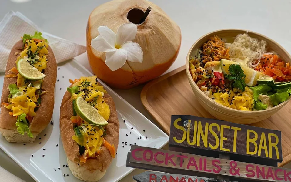Signature island dishes at Banana Sea Club